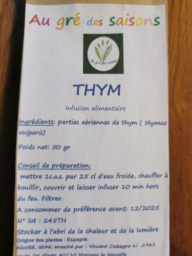 THYM tisane