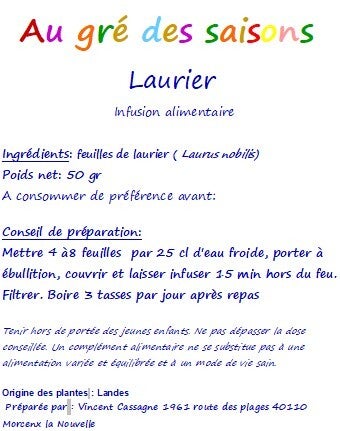 LAURIER NOBLE tisane