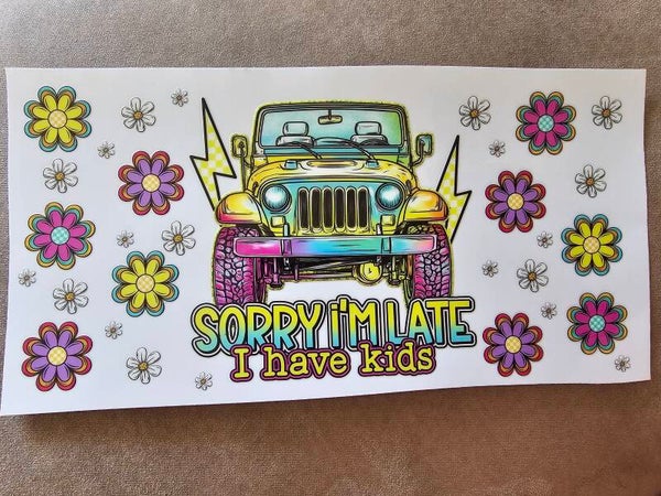 Sorry I'm late decal