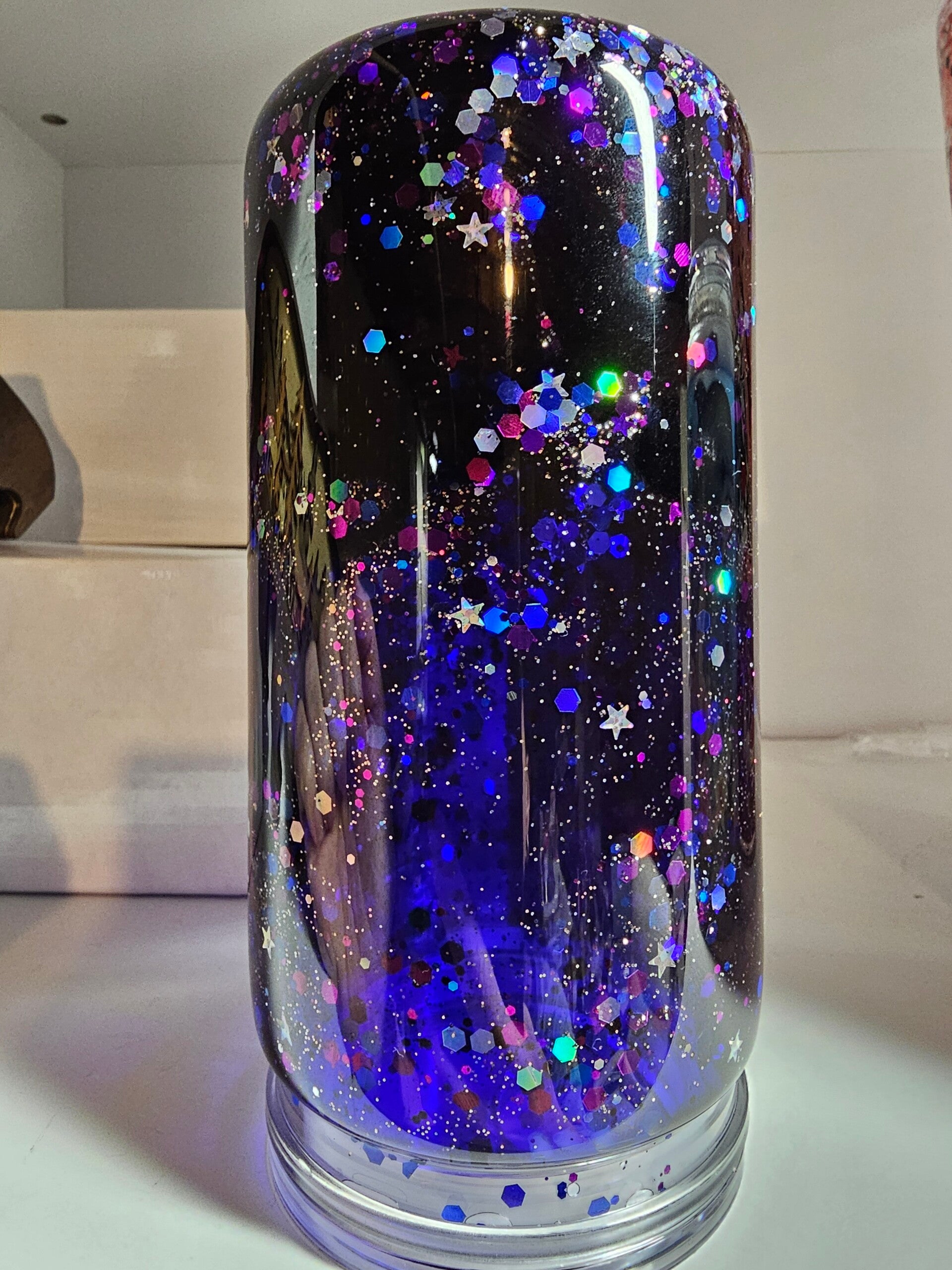 Galaxy snowglobe