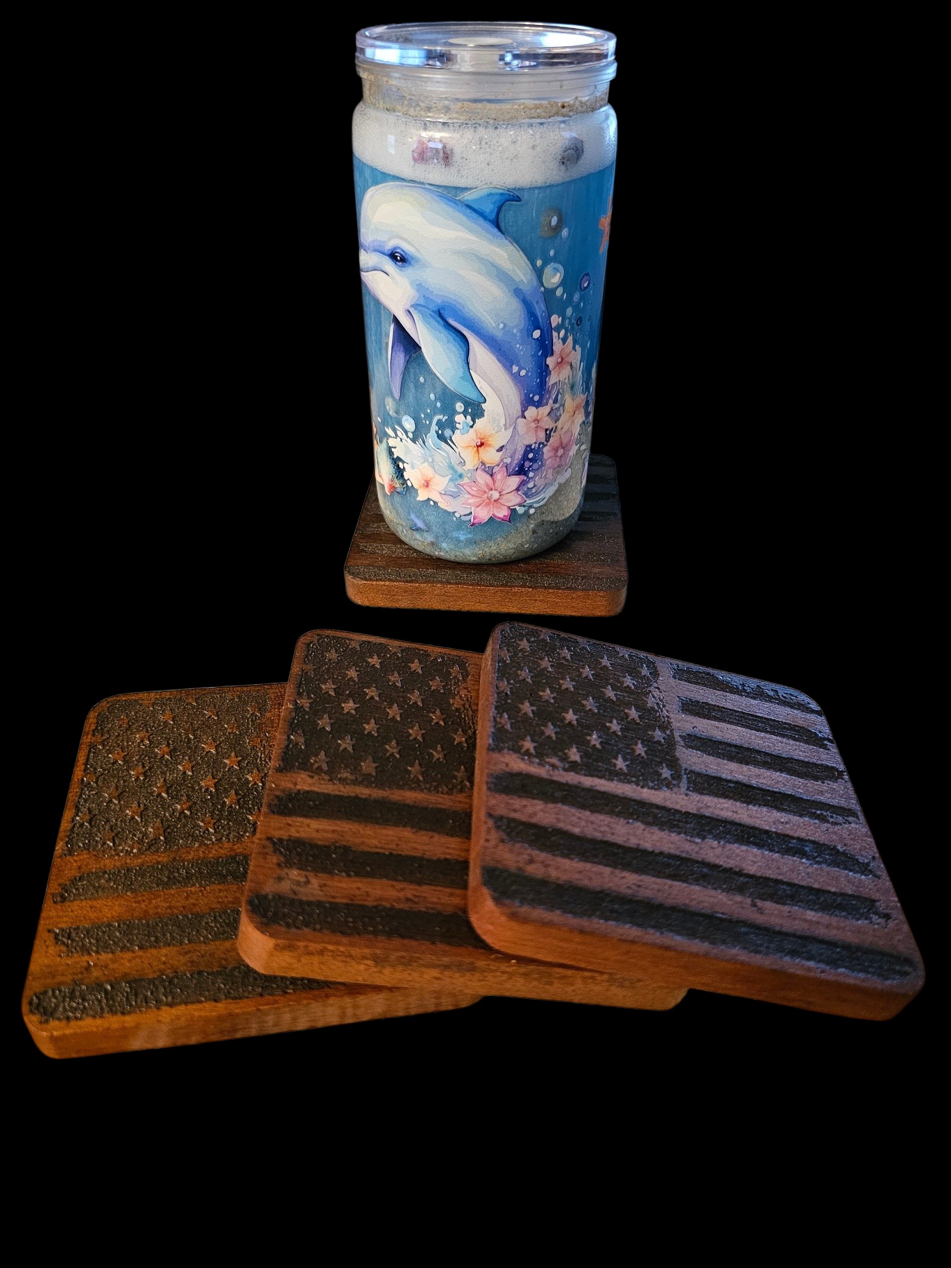 Flag coasters