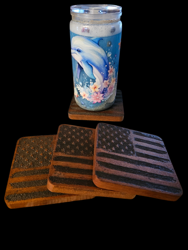 Flag coasters