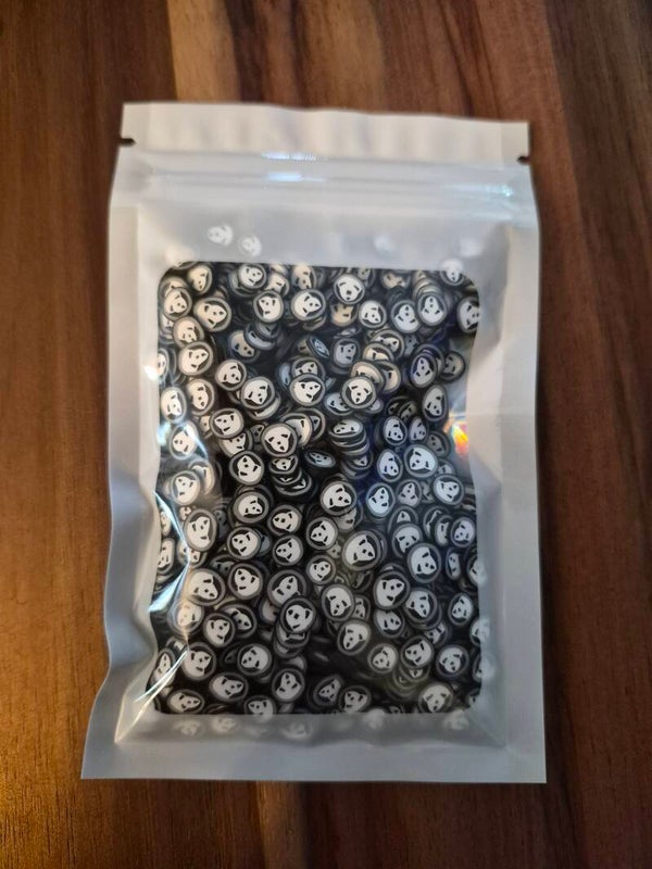 Ghost polymer clay pieces