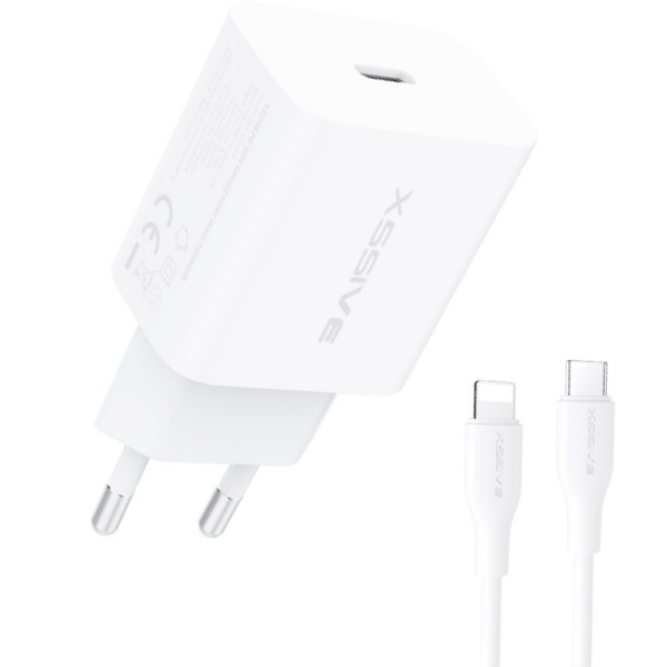 Xssive PD 20W Quick Charger + Kabel (type-C - lightning)