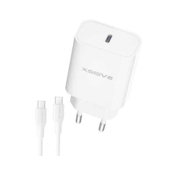 Xssive 25W PD3.0 Snel Oplader + Kabel (type-c - type-c)