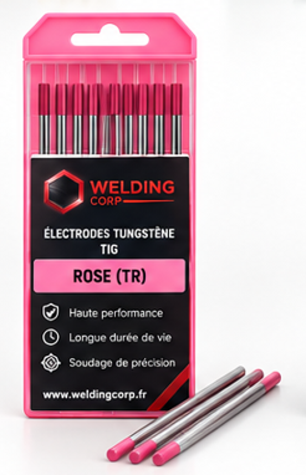 électrode tungstène TR Rose