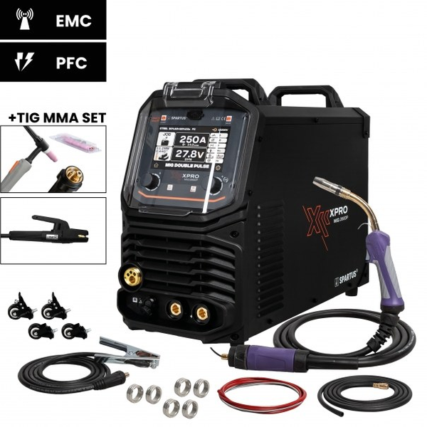 XPro MIG 260 DUAL PULSE MIG TIG MMA
