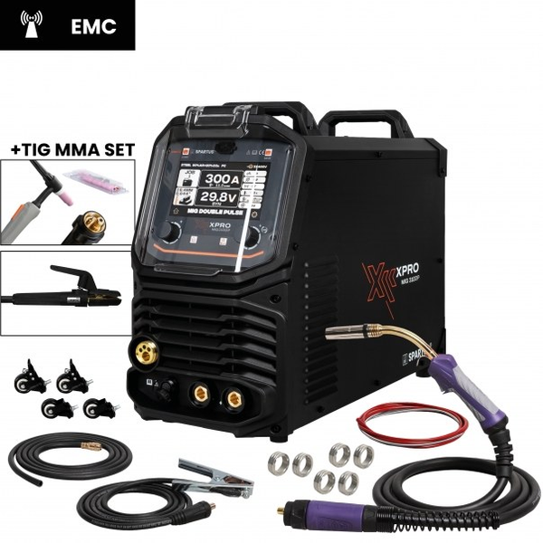 XPro MIG 310 DUAL PULSE MIG TIG MMA TRIPHASE