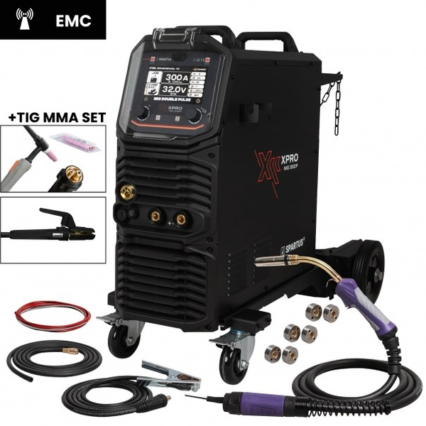 XPro MIG 300 DUAL PULSE MIG TIG MMA TRIPHASE