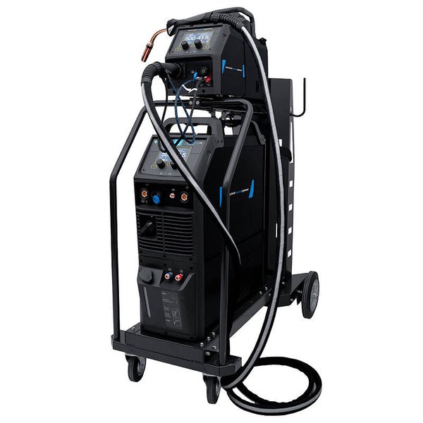 Poste à souder PROPULSE 528DP refroidi eau - MIG/MAG double pulsé 500A à 60 % avec faisceau 5m, torche MIG MB501 4m, Kit Pince de masse 4m et chariot - alimentation 380V triphasé [la pièce]