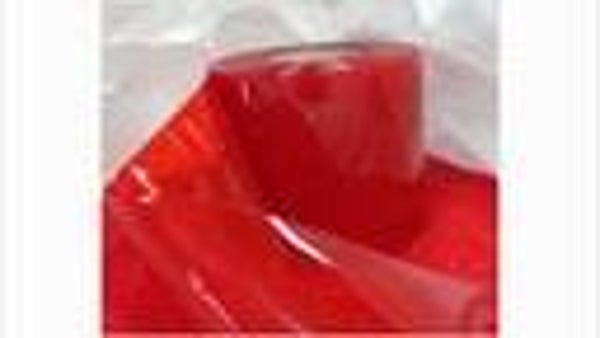 Rouleau  lanière soudure orange 300 mm x 3mm x 50m