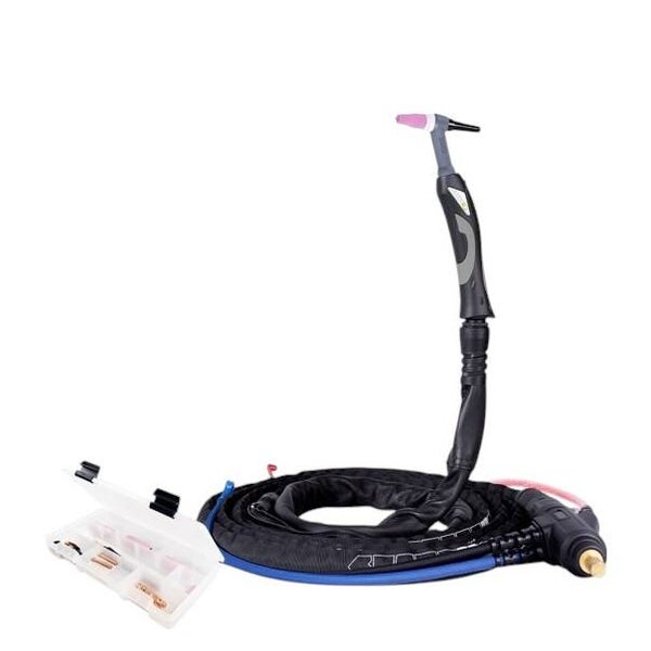 Torche TIG 17 MASTER - longueur 4m, refroidissement air, 150A DC/115A AC, ø Electrode 0.5-3.2mm