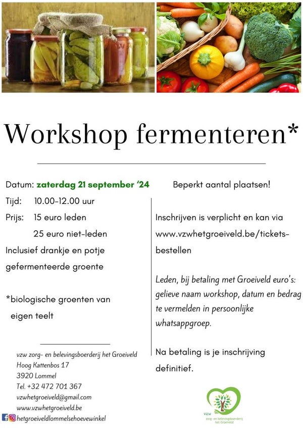 Workshop fermenteren*