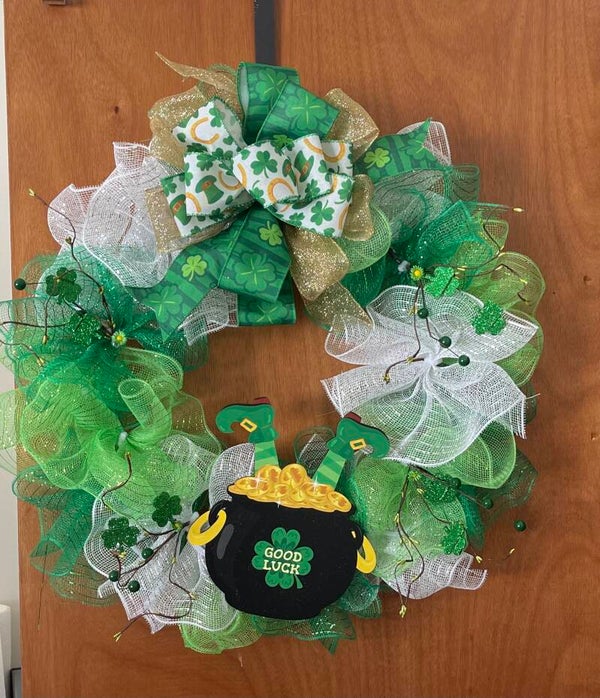 🍀 Lucky Charm St. Patrick’s Day Wreath