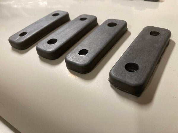 304434 - rubber buffer for spare wheel carrier 1954-1958 - set