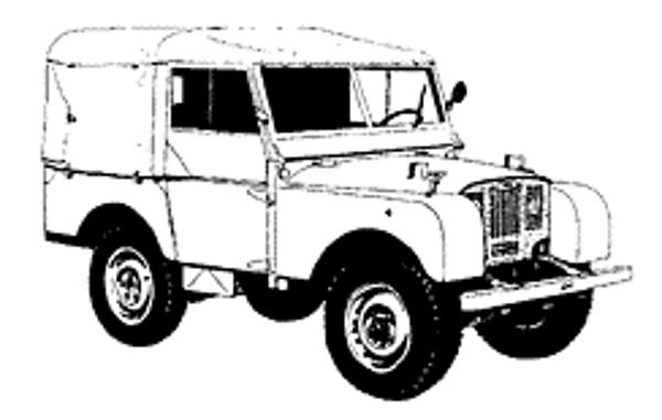Land Rover 80" Series 1 1949/1950 LHD Full Grille Model - Coming Soon