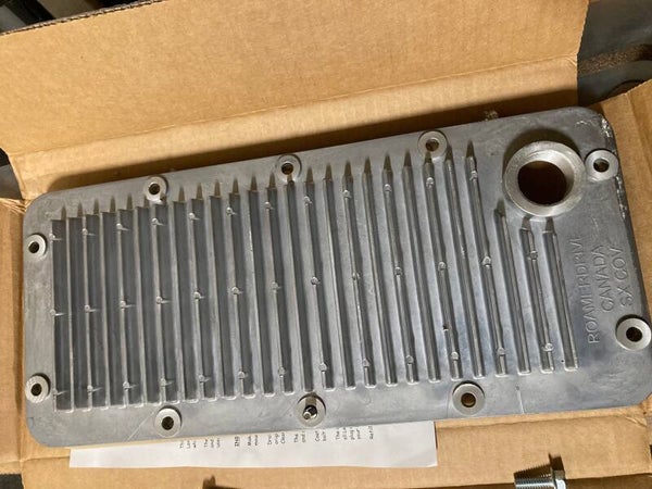 Roamerdrive finned sump plate for transferbox S1,2,3