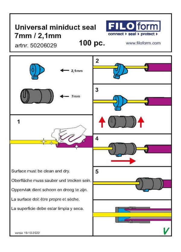 50205588  GEBRUIKERSHANDLEIDINGEN A6 - Gebr.aw. miniduct 7mm/2.1mm - (9582355735) || Legacy Part: 9582355735 - Gebr.aw. miniduct 7mm/2.1mm ||  PO.             || Leverdatum.                  ||