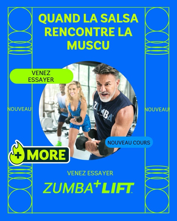 cours en ligne d'1h de zumba + lift