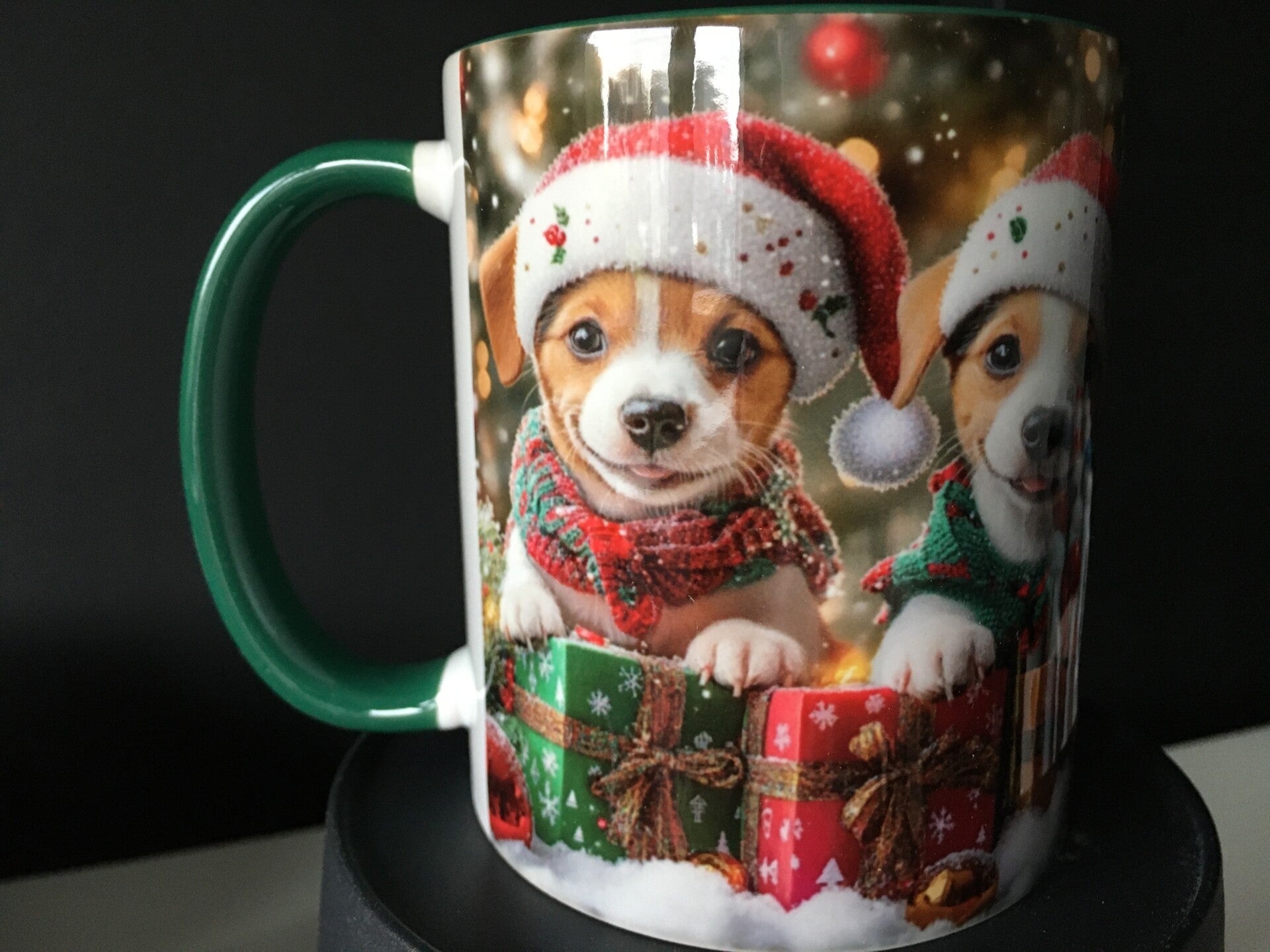 Mok hondjes met geschenkjes