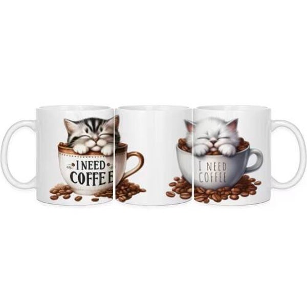 Keramische mok I NEED COFFEE
