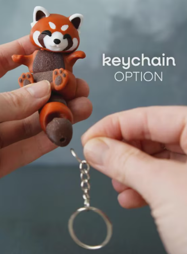 Sleutelhanger Ruby de rode Panda PREORDER MOGELIJK BESCHIKBAAR VANAF HALF MEI
