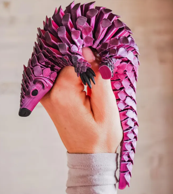Schubdier 25cm 2-kleurig zwart en roze PREORDER MOGELIJK BESCHIKBAAR VANAF HALF MEI