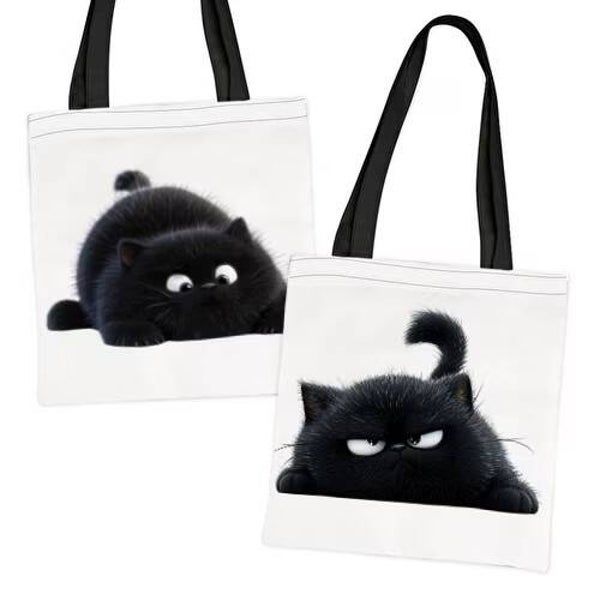 Tote bag zwarte kat