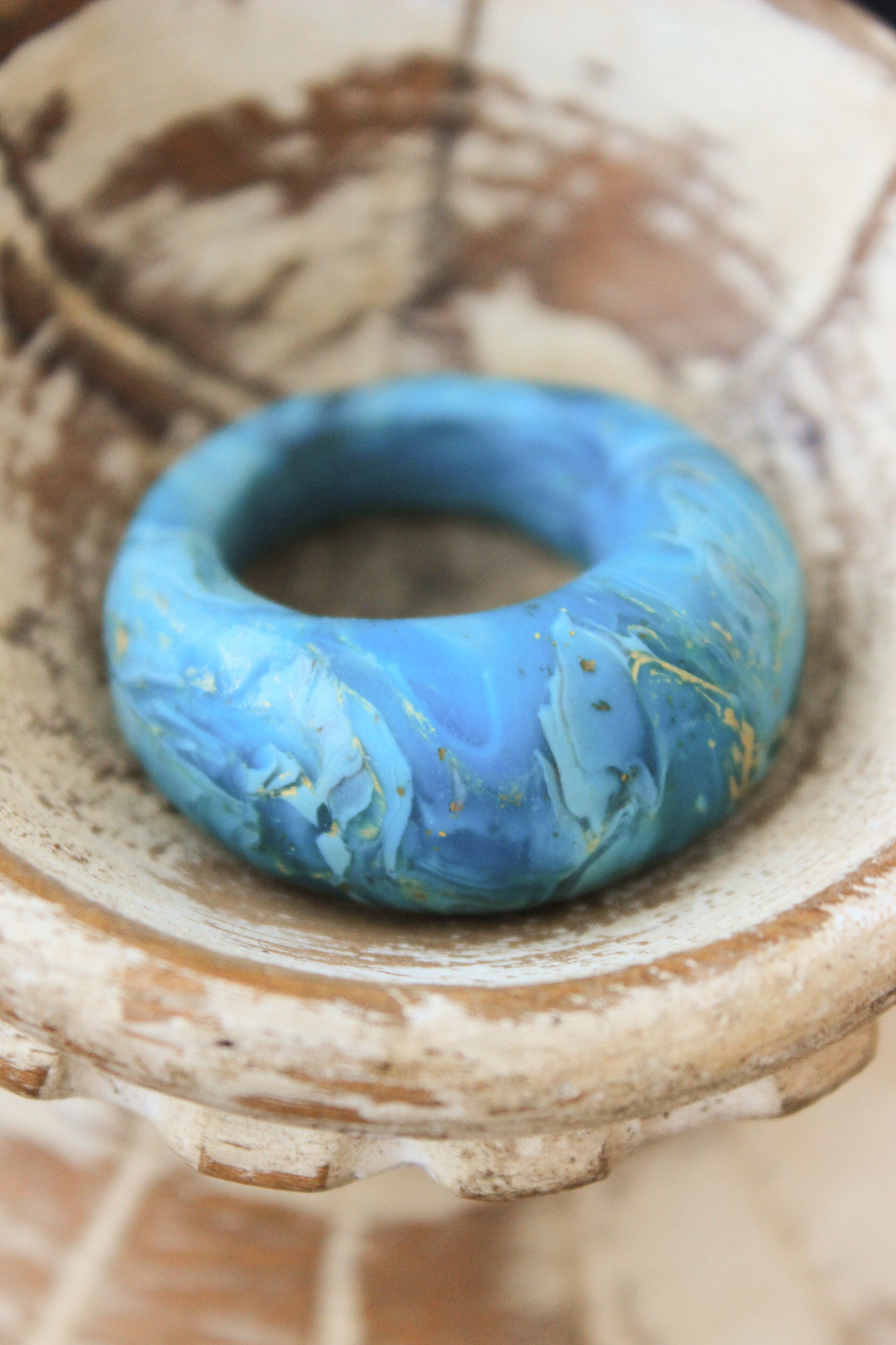 Turquoise chunky ring