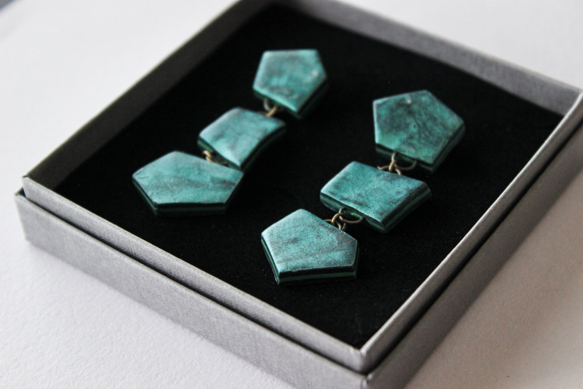 Linked Module I earrings