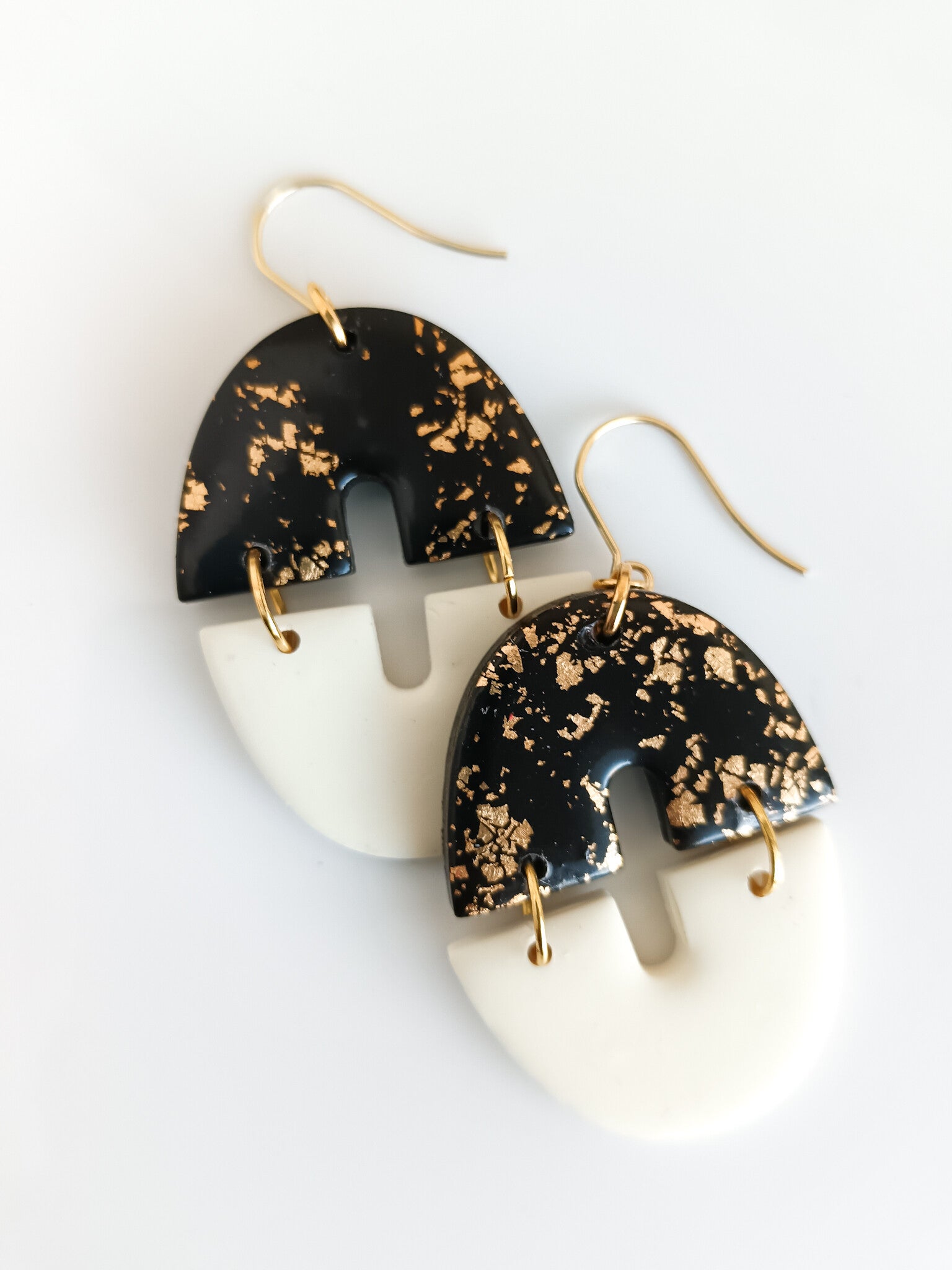Double Arch statement earrings