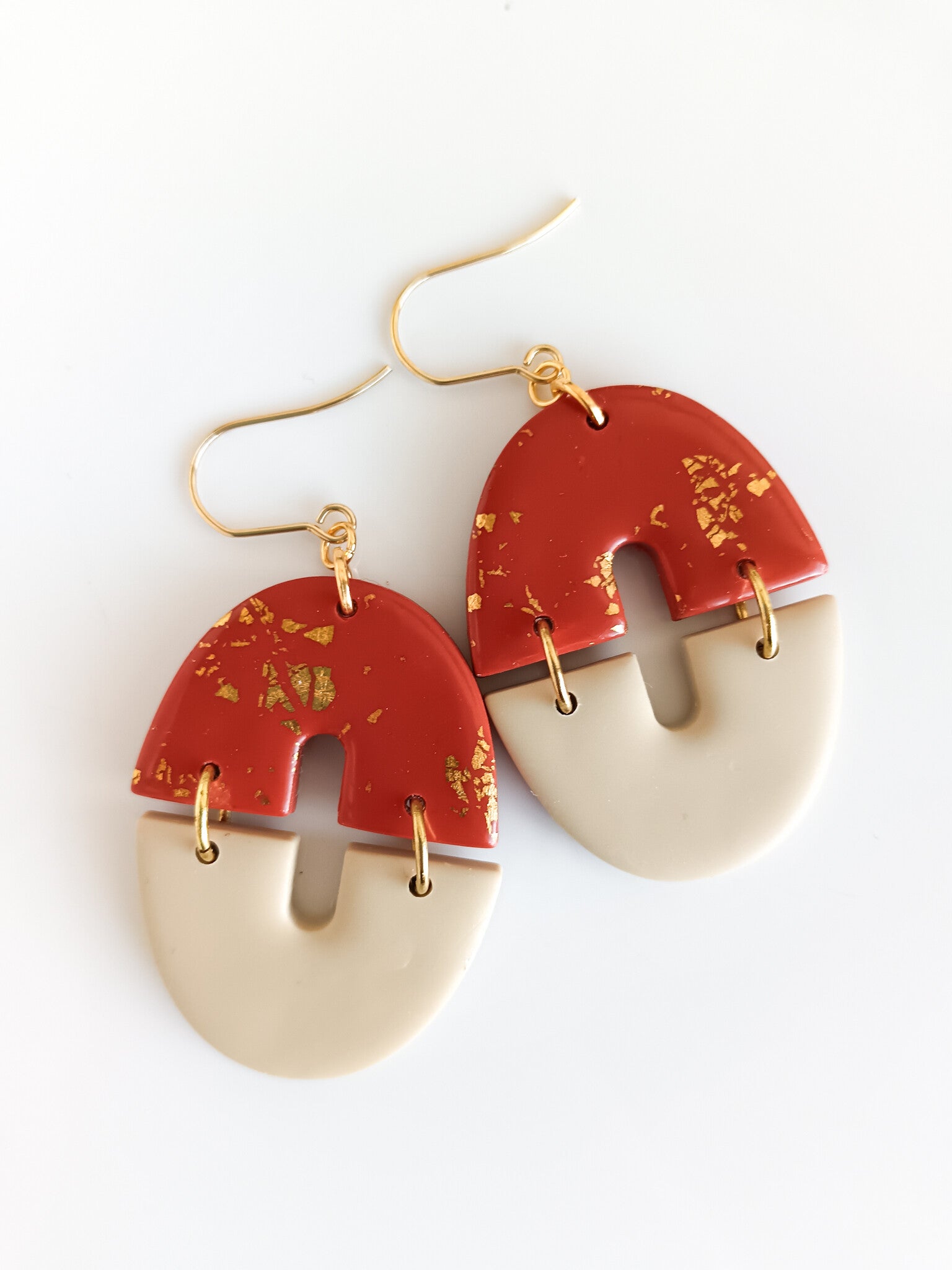 Double Arch statement earrings