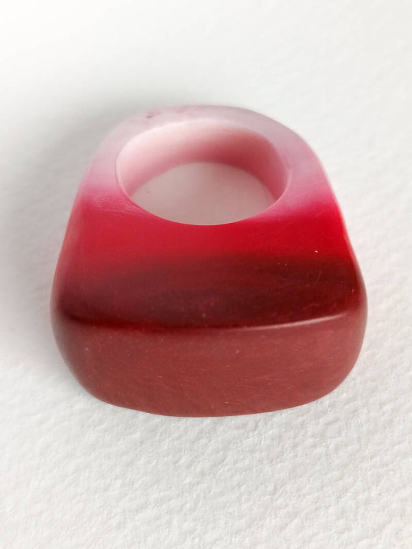 Red colour gradient ring