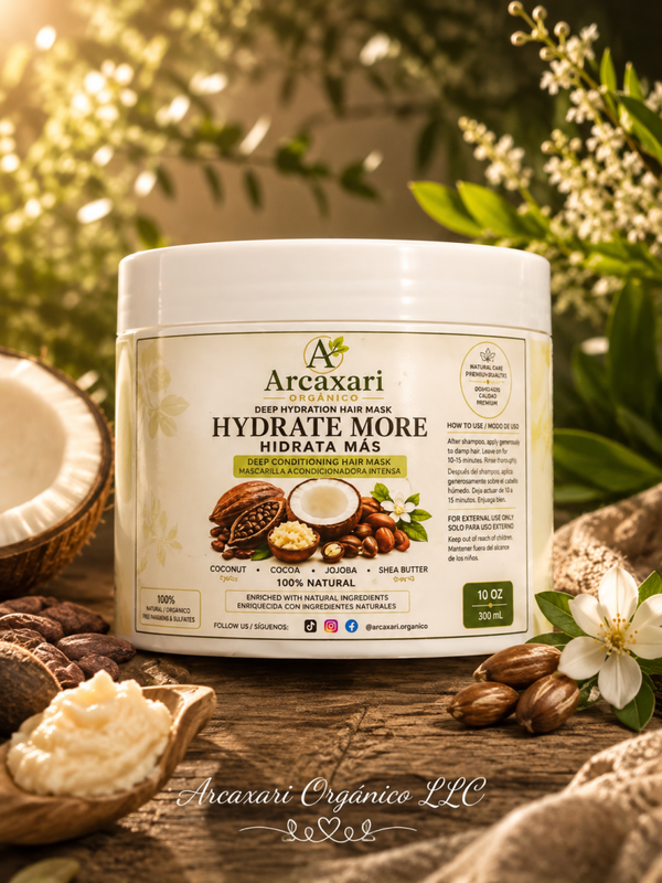 Hidrata más -Deep Hydrating Hair mask | 10 oz