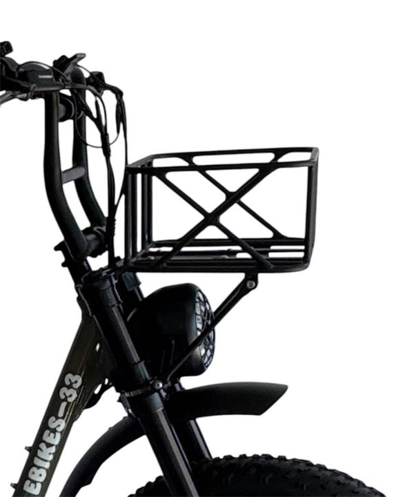 PANIER AVANT LEGER ALUMINIUM POUR VELO ELECTRIQUE BIPLACE