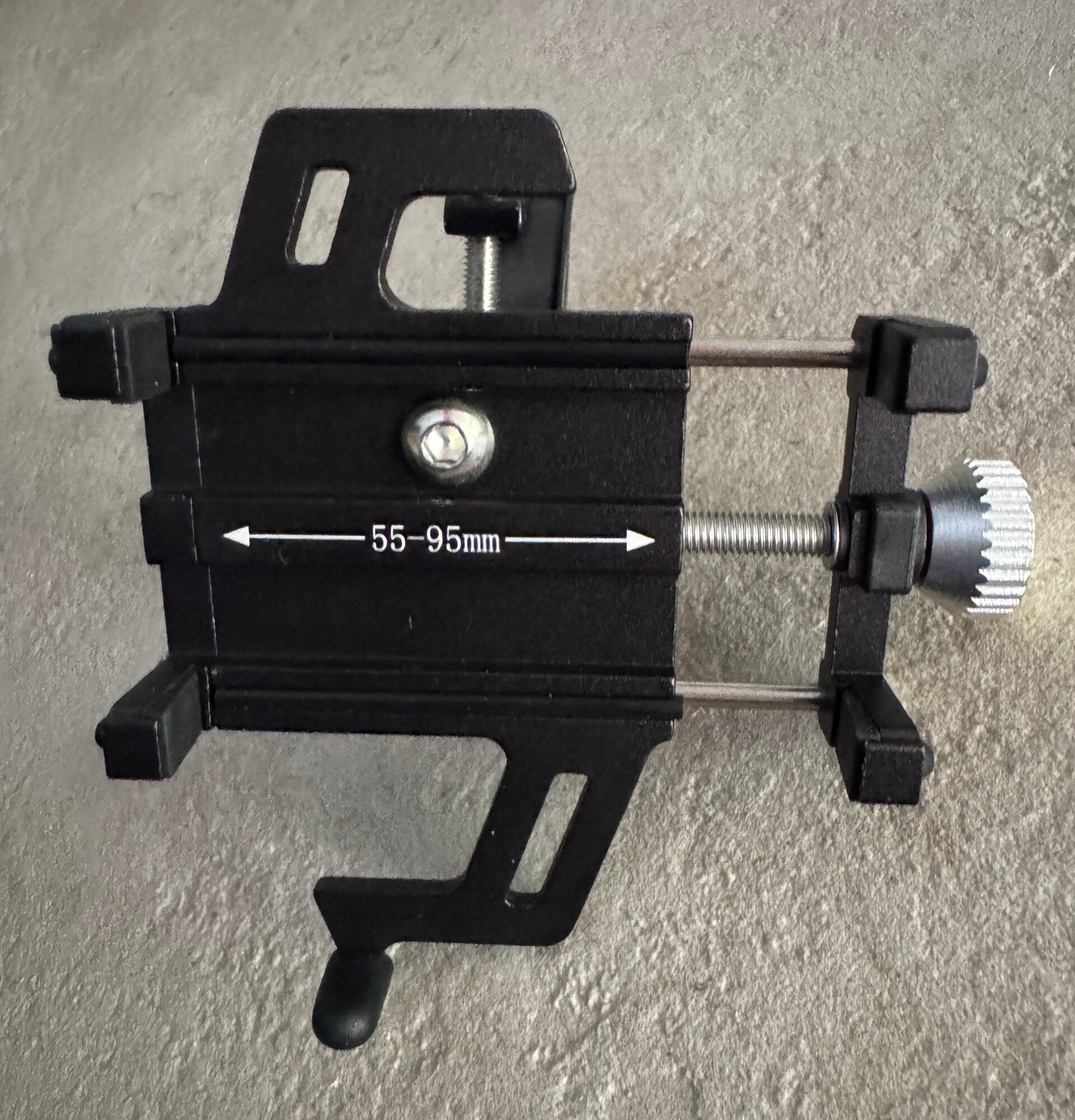 Support téléphone alu