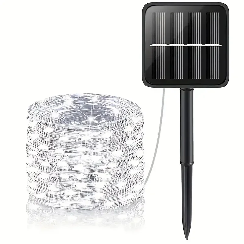 1 Set Solar Lichterketten für den Außenbereich 32m