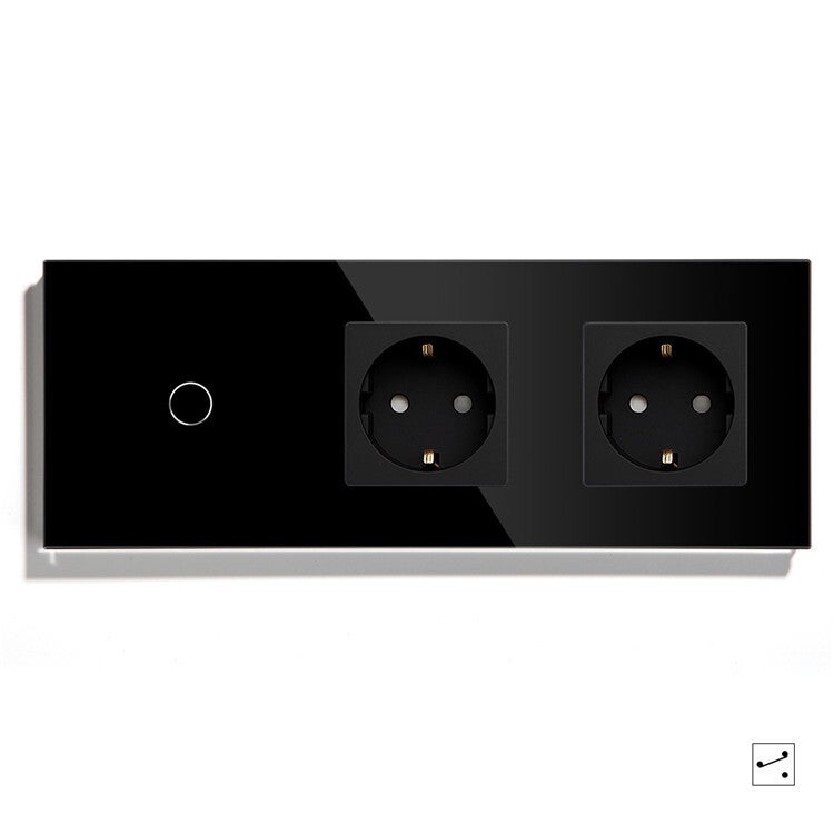 3 fach Rahmen Glas Weiß komplett