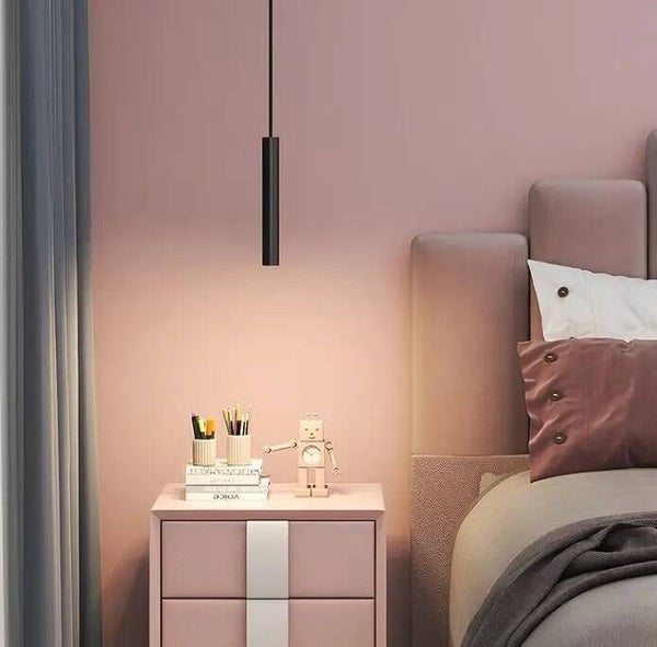 LED Hängeleuchte schwarz D=50mm Länge 300mm