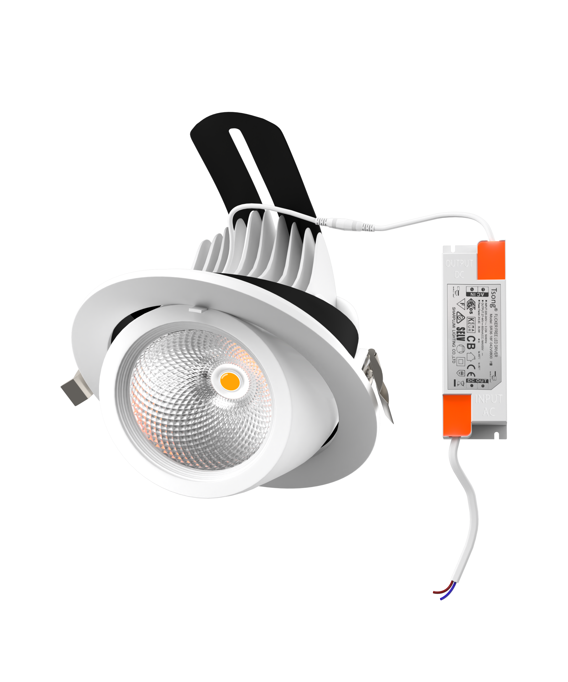 LED-Drehbares Einbauleuchte