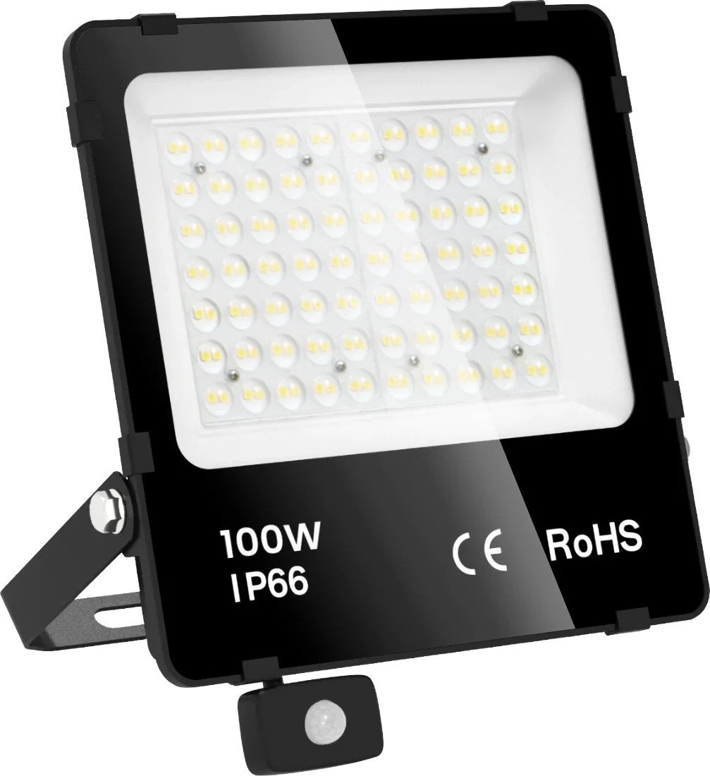 LED Flutlicht 150lm/w mit Bewegungsmelder