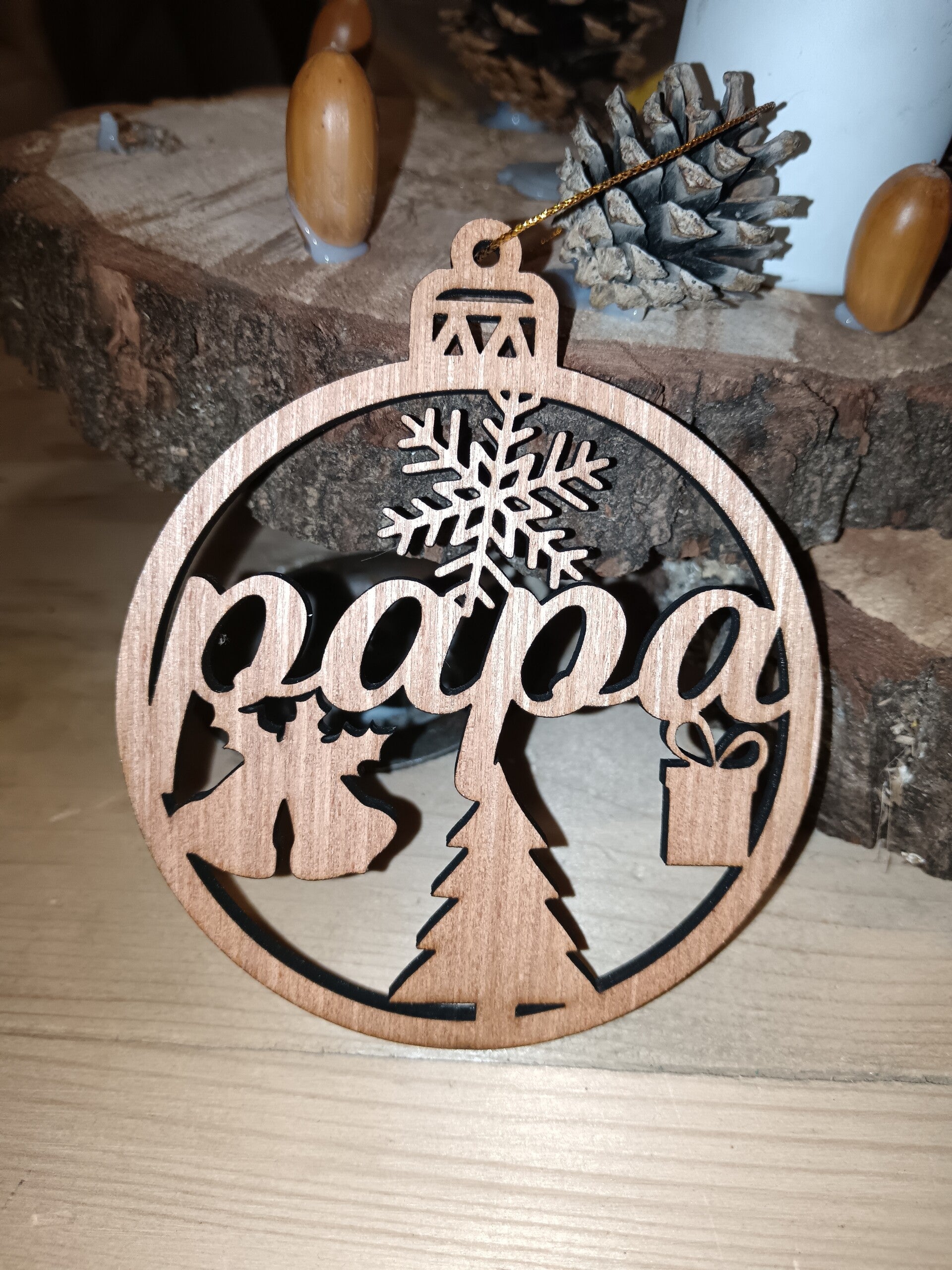 Boule de noël " papa "
