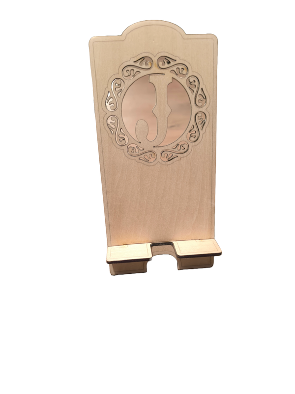 Support de téléphone en bois