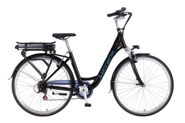 LORRAINE 28 INCH E-BIKE BLACK