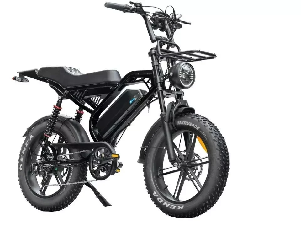QM S20 Pro Daily Usual Acc - zwart - elektrische fatbike