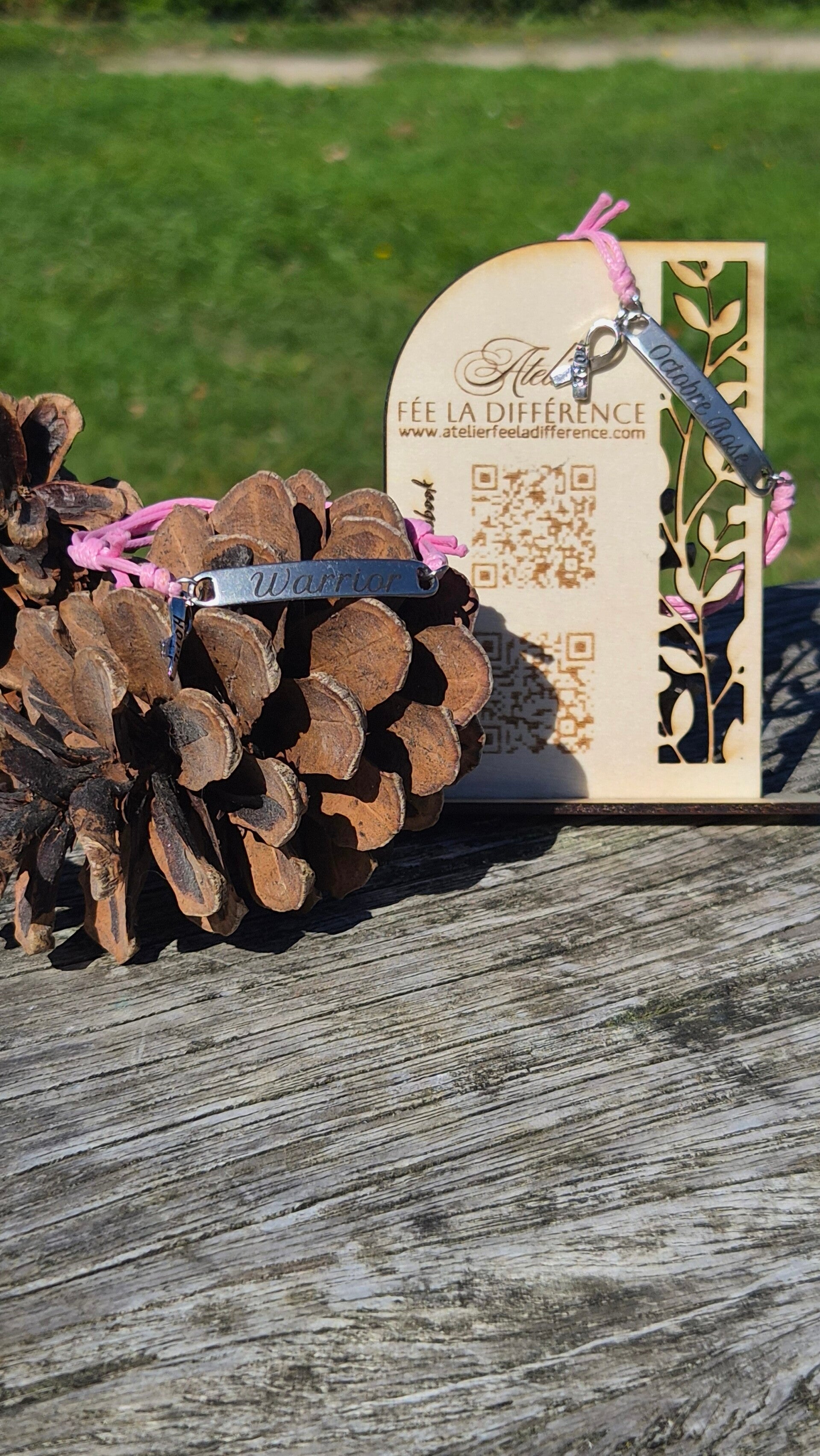 Bracelet HOPE-OCTOBRE ROSE