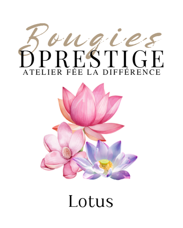 Bougie DPRESTIGE- Lotus
