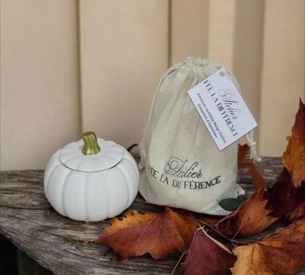 Bougie " Citrouille & Sortilège " – Édition limitée d automne