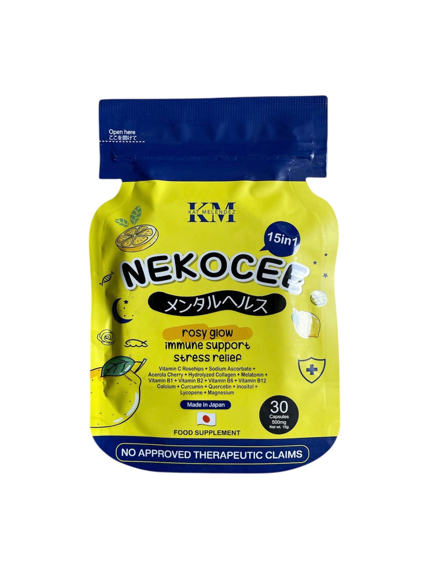 KM Nekocee Rosy Glow capsules