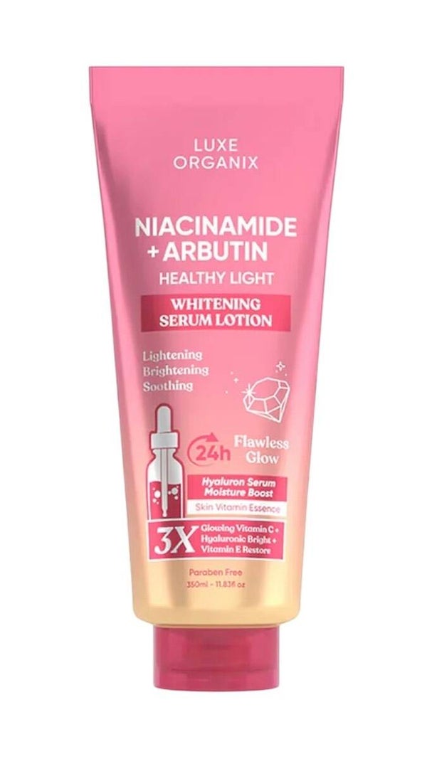 Luxe Organix Whitening serum Lotion Niacinamide arbutin